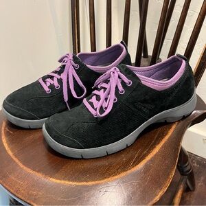 Dansko Elise Women’s Black Suede Shoes Slip Resistant Sneakers EU39 US 8/8.5